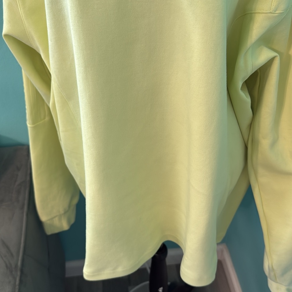 IVY PARK X Adidas Streetwear Oversized Yellow Sweatshirt L - Picture 3 of 8